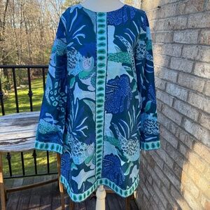 Celina Moon Cotton Mini Dress Sz M